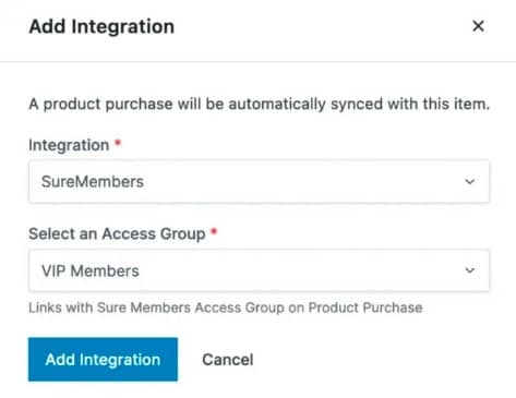 SureMembers integration SureCart