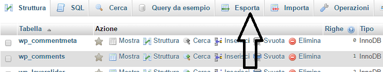 trasferire wordpress