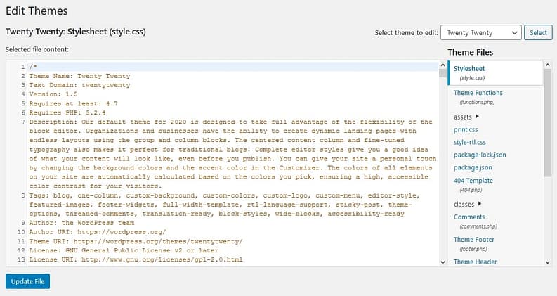 wordpress-editor-tema
