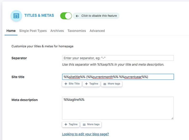 Plugin SEO per WordPress